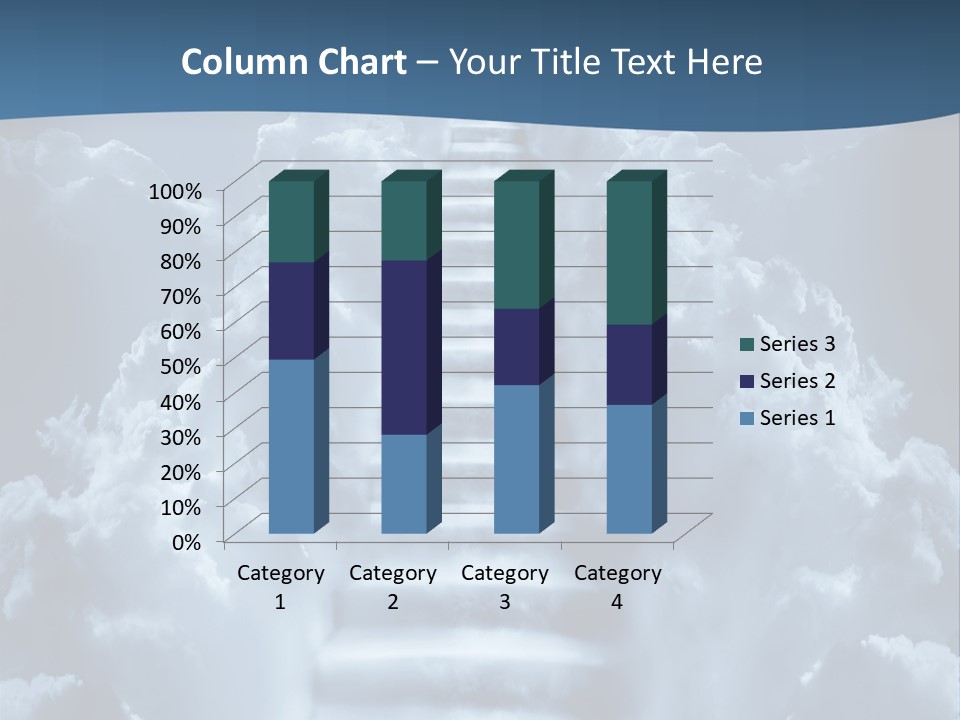 Rise Staircase Concept PowerPoint Template