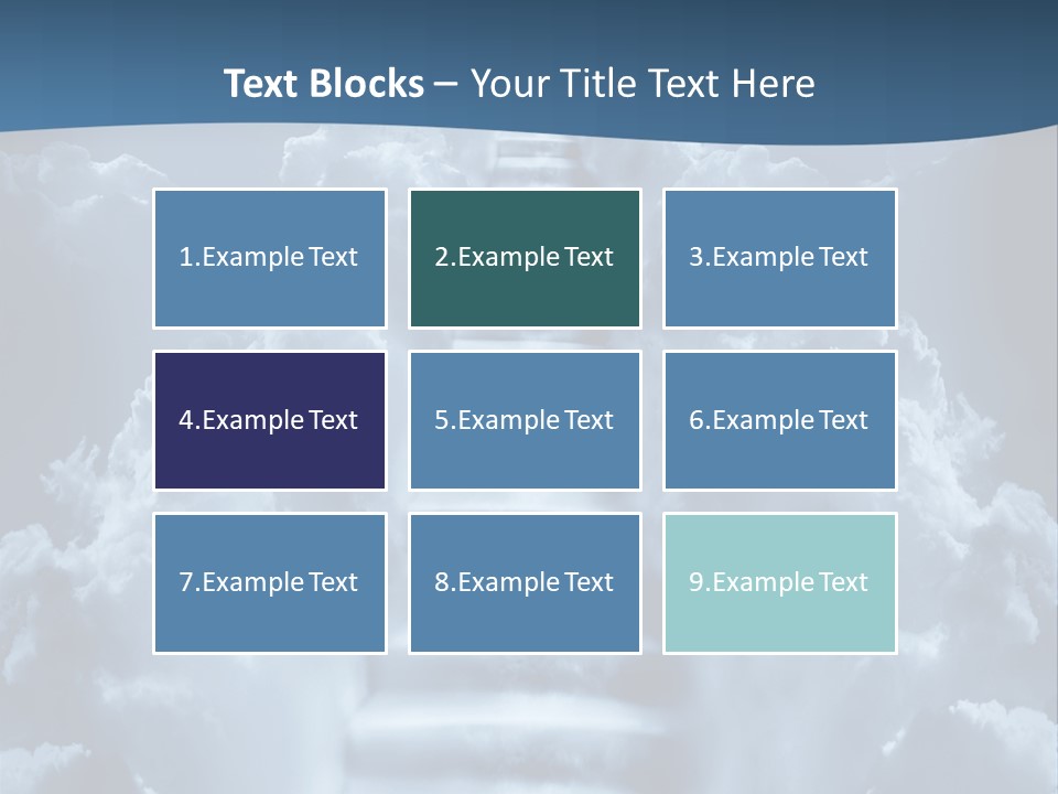 Rise Staircase Concept PowerPoint Template