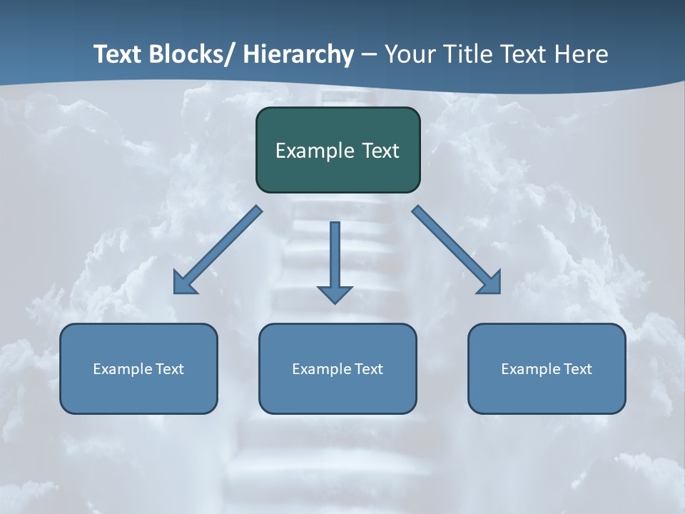 Rise Staircase Concept PowerPoint Template