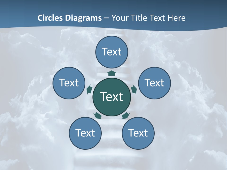 Rise Staircase Concept PowerPoint Template