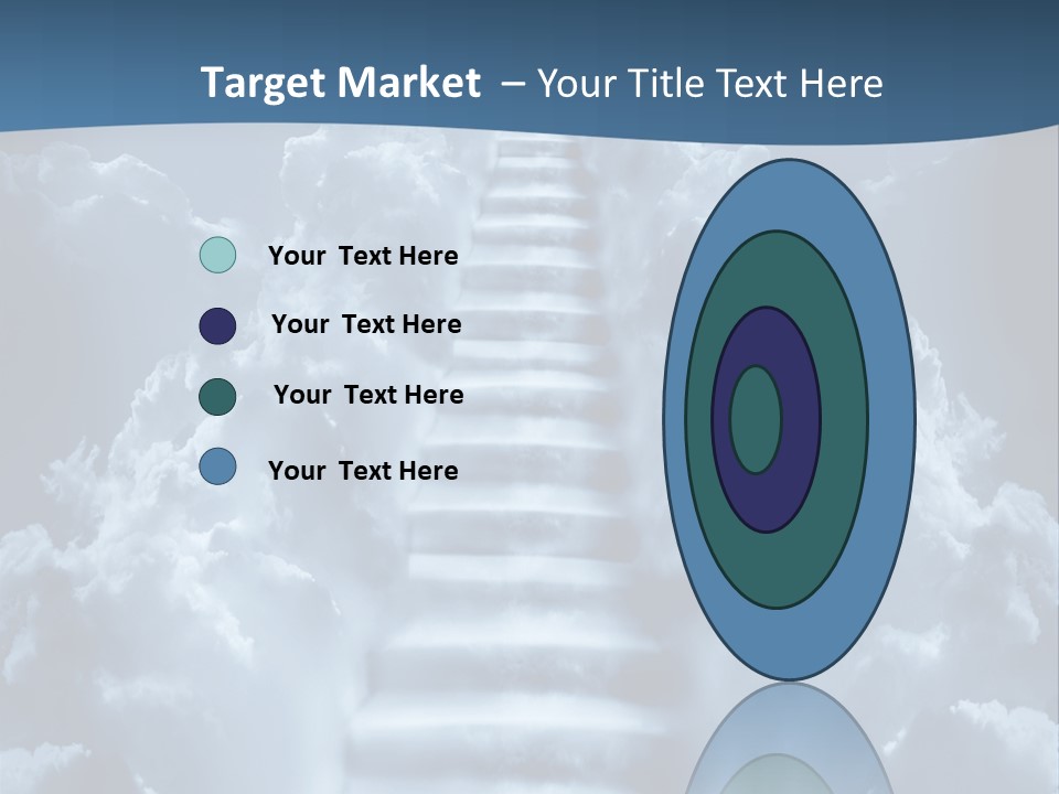 Rise Staircase Concept PowerPoint Template
