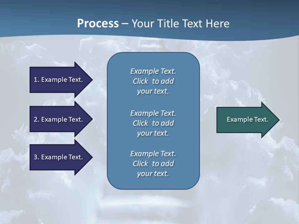 Rise Staircase Concept PowerPoint Template