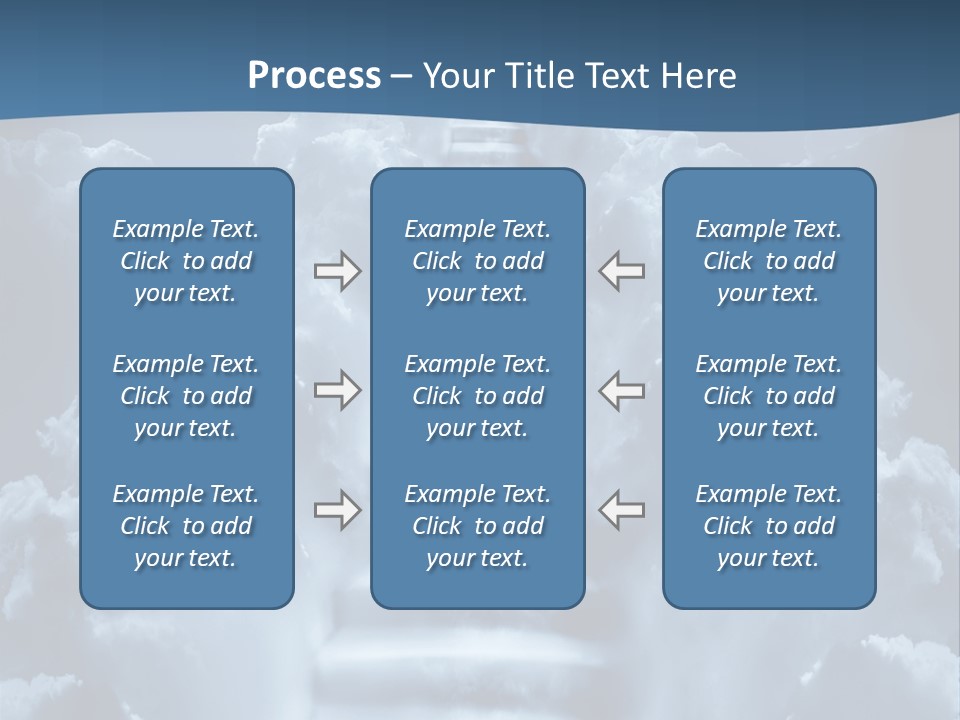 Rise Staircase Concept PowerPoint Template