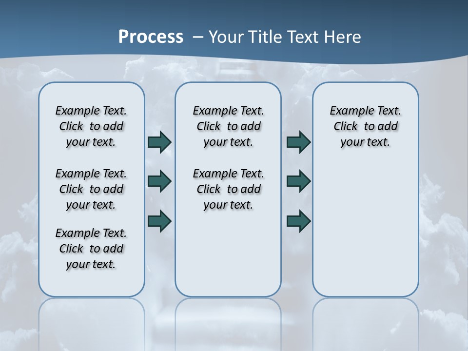 Rise Staircase Concept PowerPoint Template