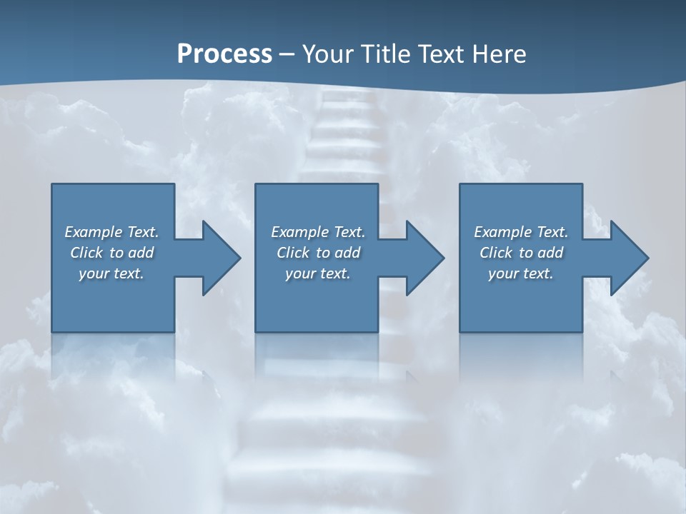Rise Staircase Concept PowerPoint Template