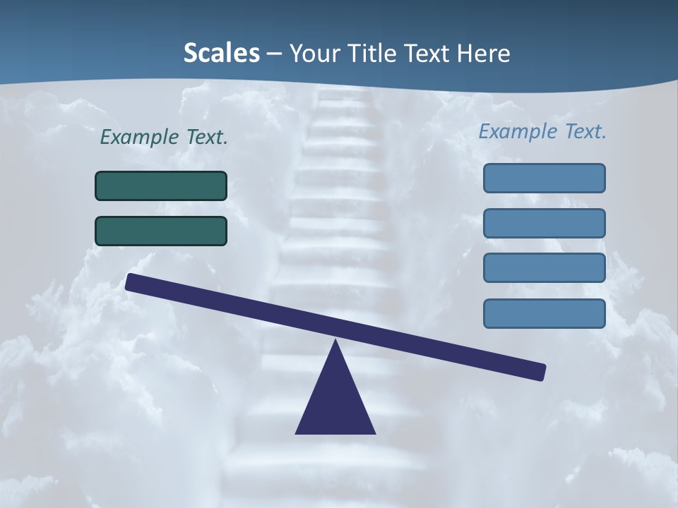 Rise Staircase Concept PowerPoint Template