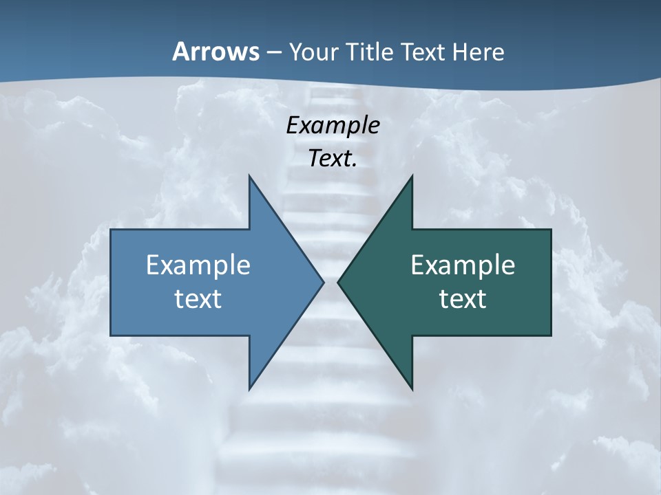 Rise Staircase Concept PowerPoint Template