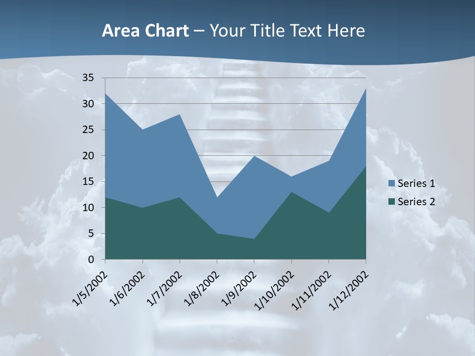 Rise Staircase Concept PowerPoint Template