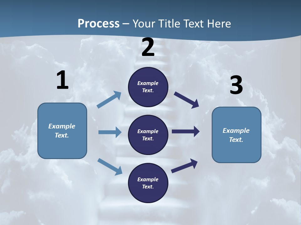Rise Staircase Concept PowerPoint Template