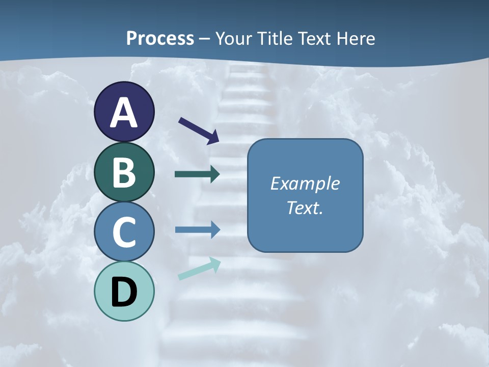 Rise Staircase Concept PowerPoint Template