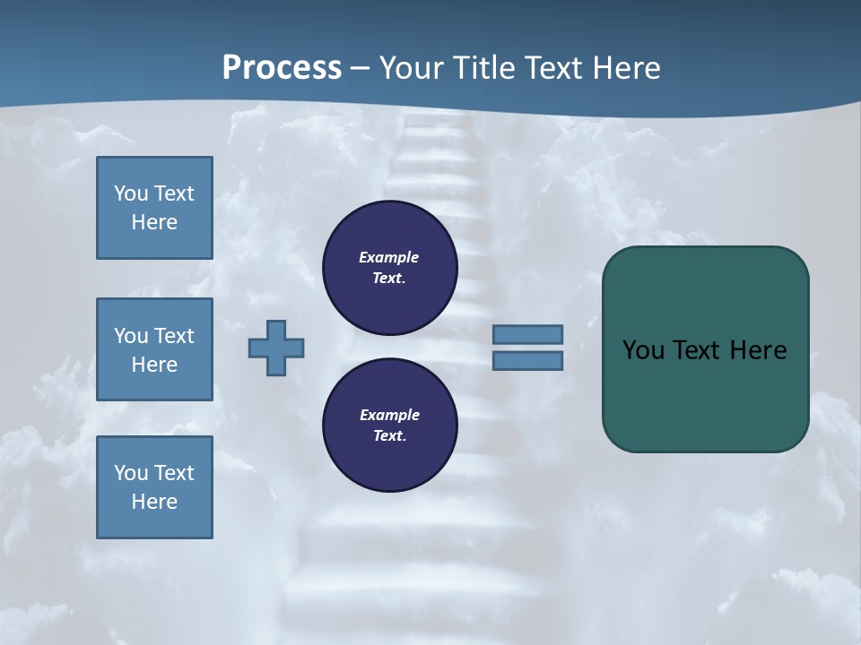 Rise Staircase Concept PowerPoint Template