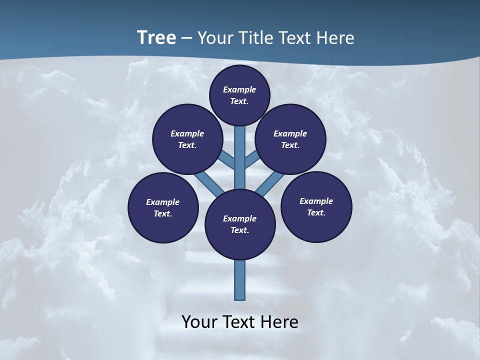 Rise Staircase Concept PowerPoint Template