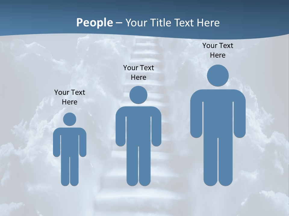 Rise Staircase Concept PowerPoint Template