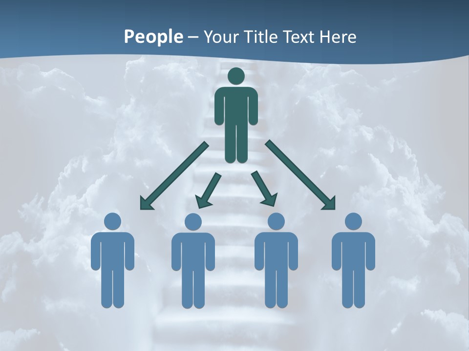 Rise Staircase Concept PowerPoint Template