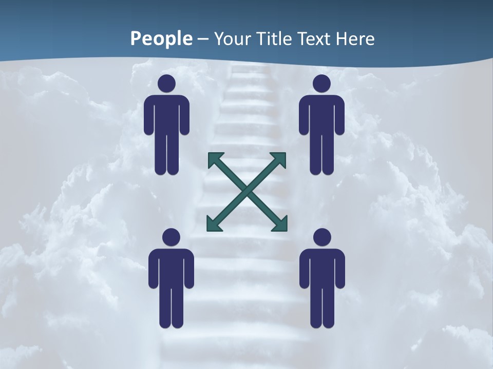 Rise Staircase Concept PowerPoint Template