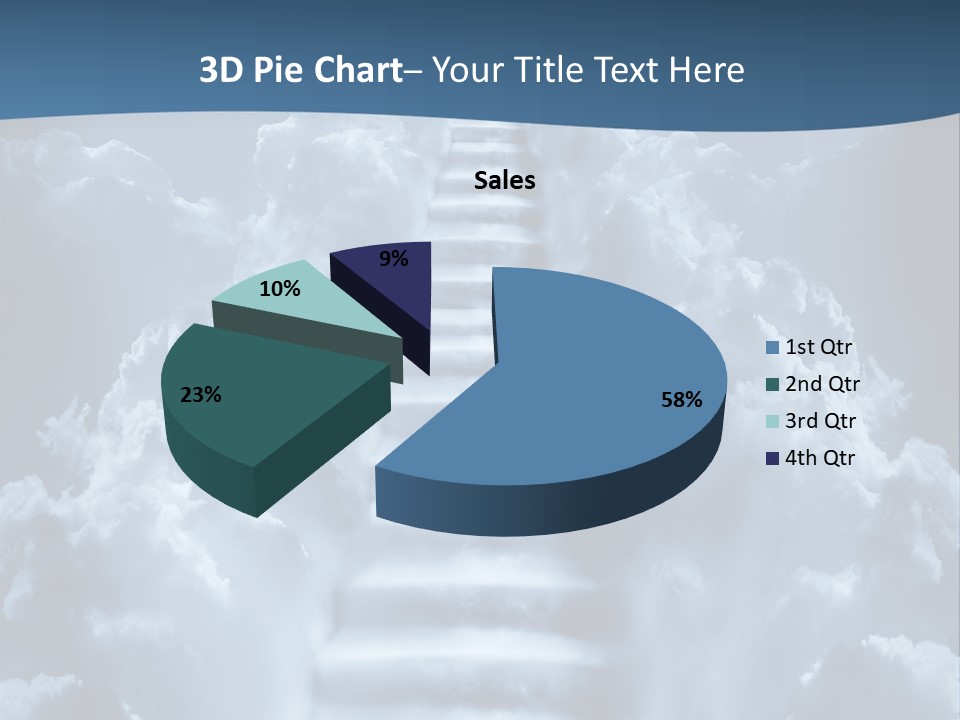Rise Staircase Concept PowerPoint Template