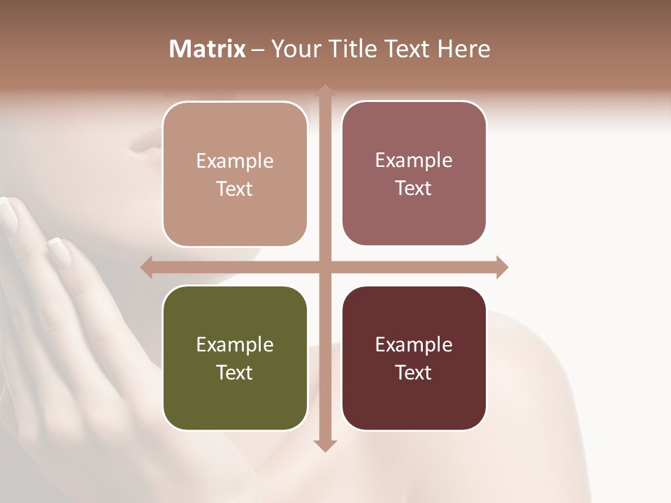 Shot Portrait Lady PowerPoint Template