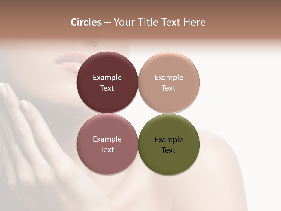 Shot Portrait Lady PowerPoint Template