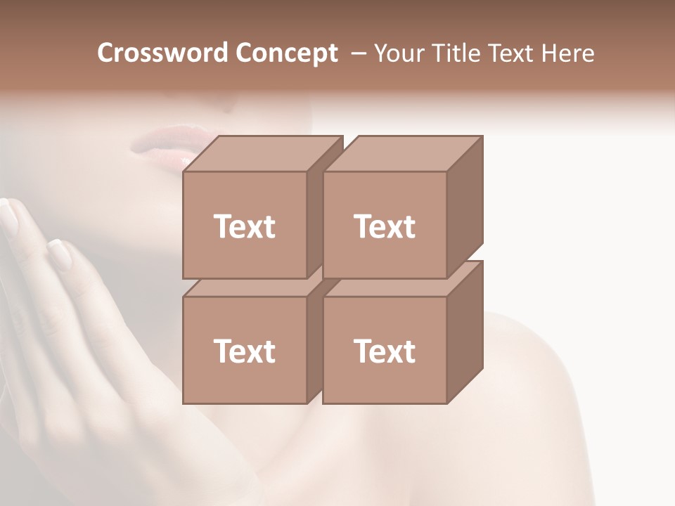 Shot Portrait Lady PowerPoint Template