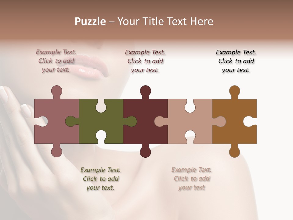 Shot Portrait Lady PowerPoint Template