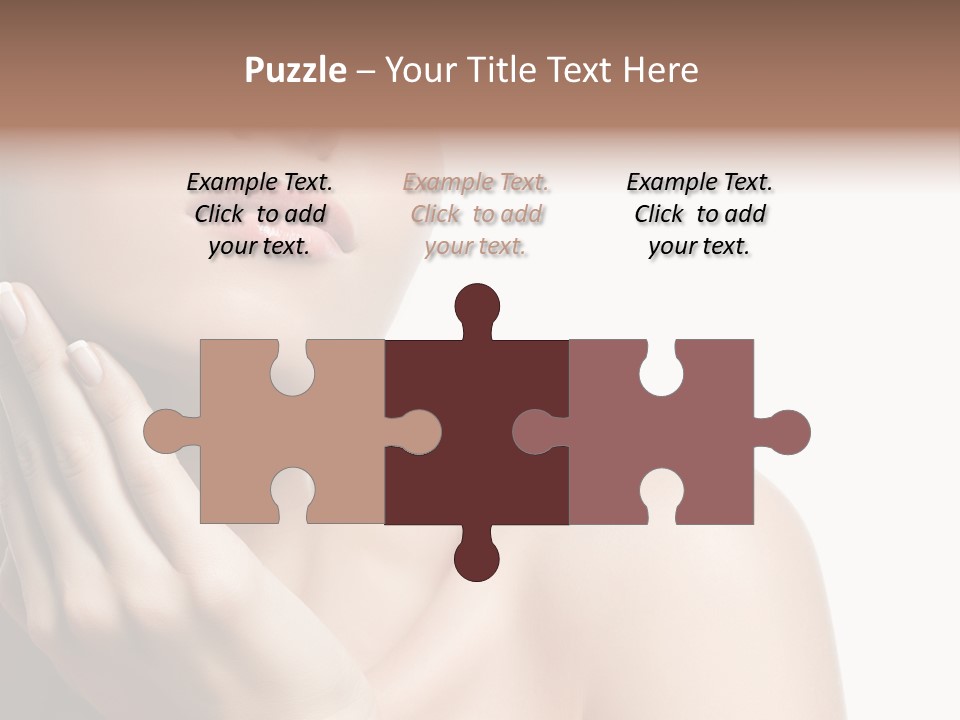 Shot Portrait Lady PowerPoint Template