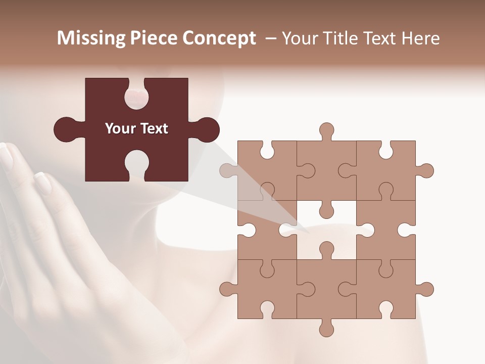 Shot Portrait Lady PowerPoint Template