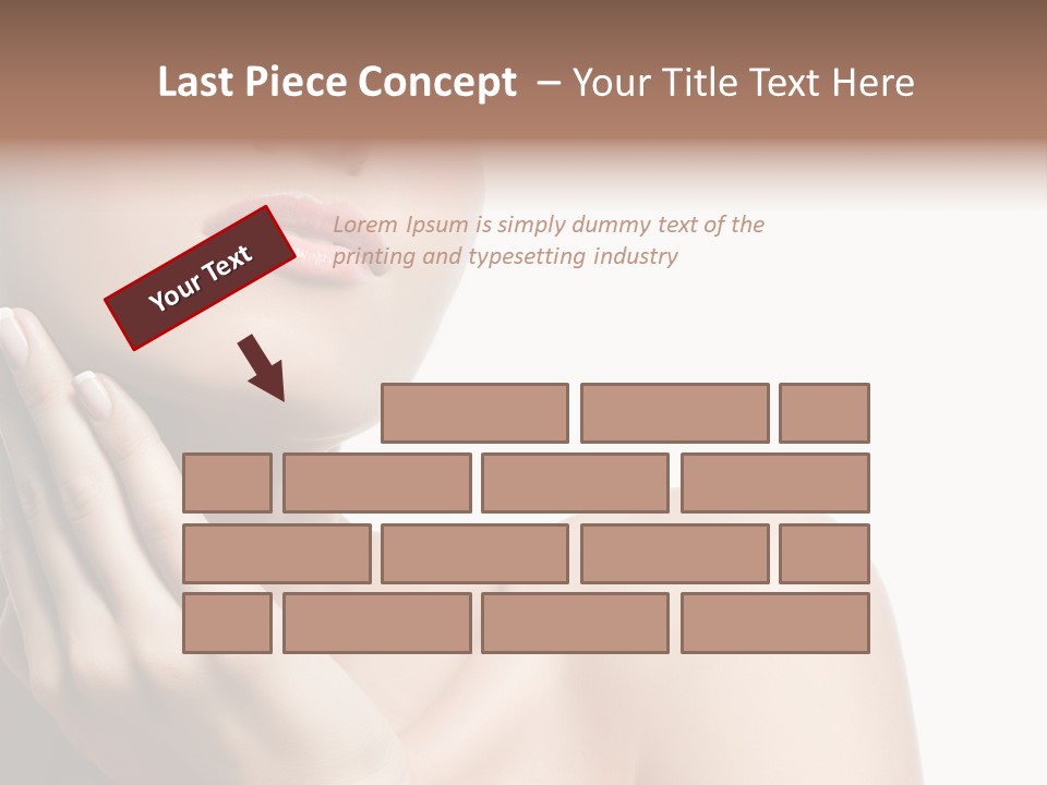 Shot Portrait Lady PowerPoint Template