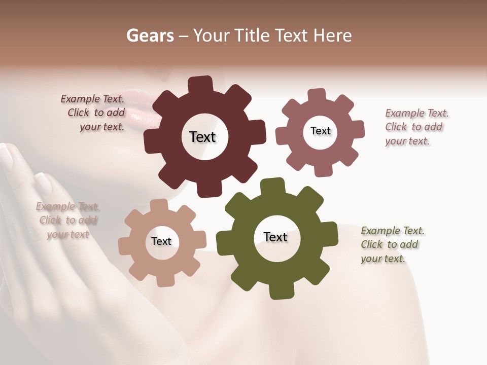 Shot Portrait Lady PowerPoint Template