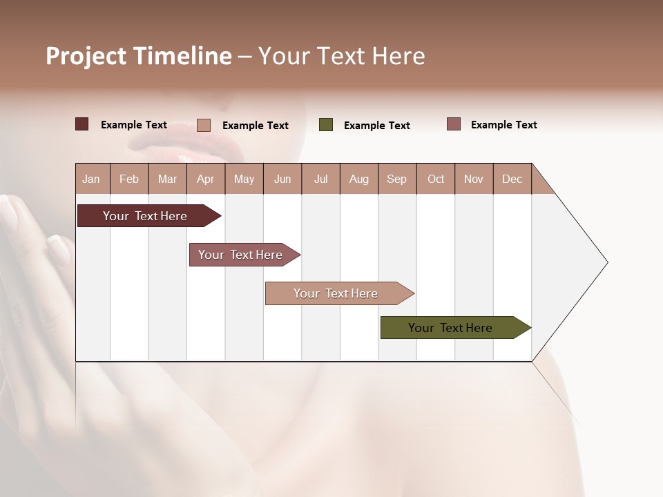 Shot Portrait Lady PowerPoint Template