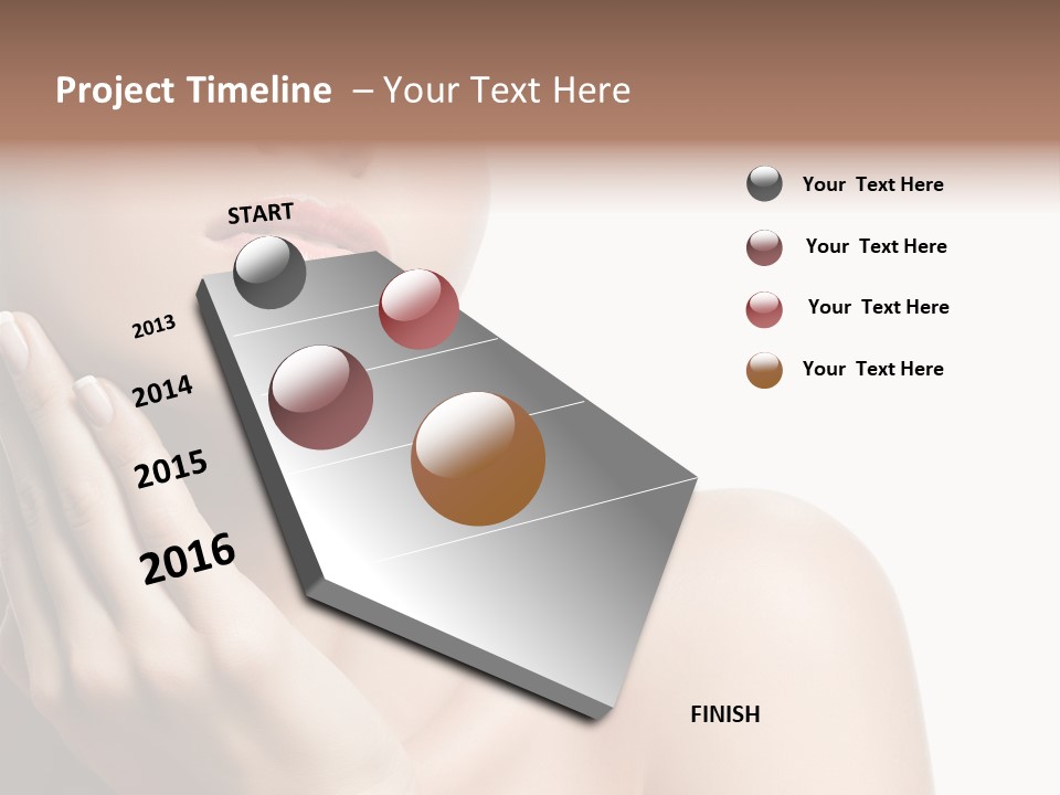 Shot Portrait Lady PowerPoint Template