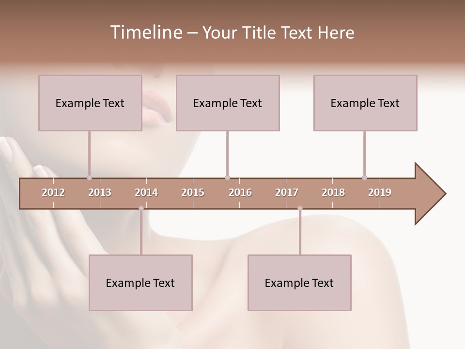 Shot Portrait Lady PowerPoint Template