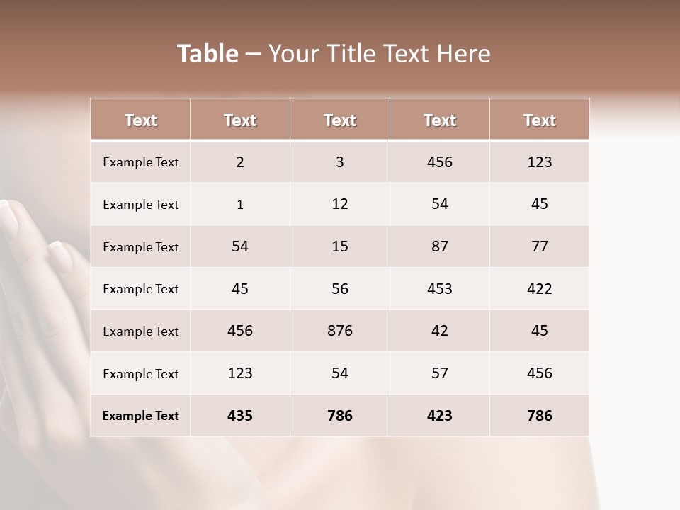 Shot Portrait Lady PowerPoint Template