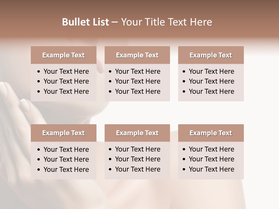 Shot Portrait Lady PowerPoint Template