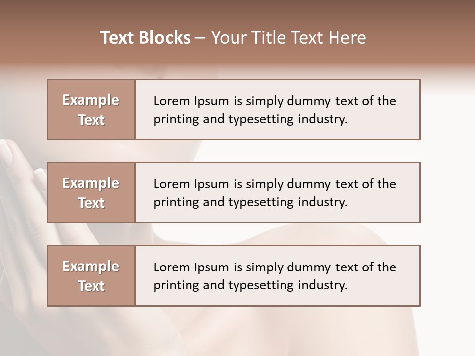 Shot Portrait Lady PowerPoint Template