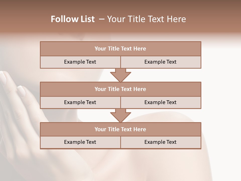 Shot Portrait Lady PowerPoint Template