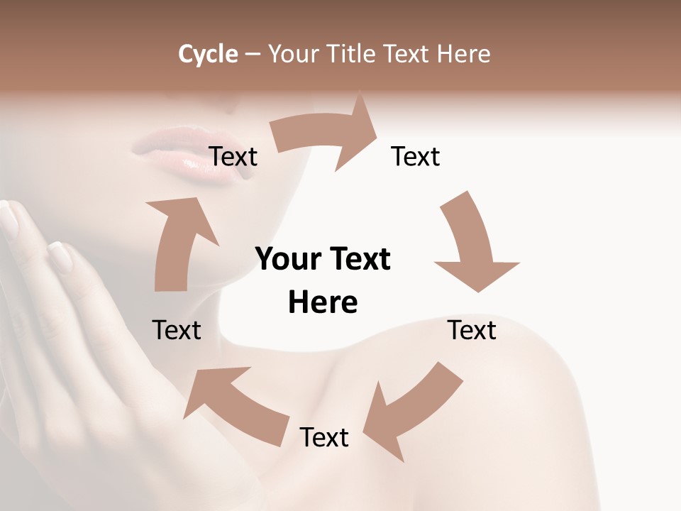 Shot Portrait Lady PowerPoint Template