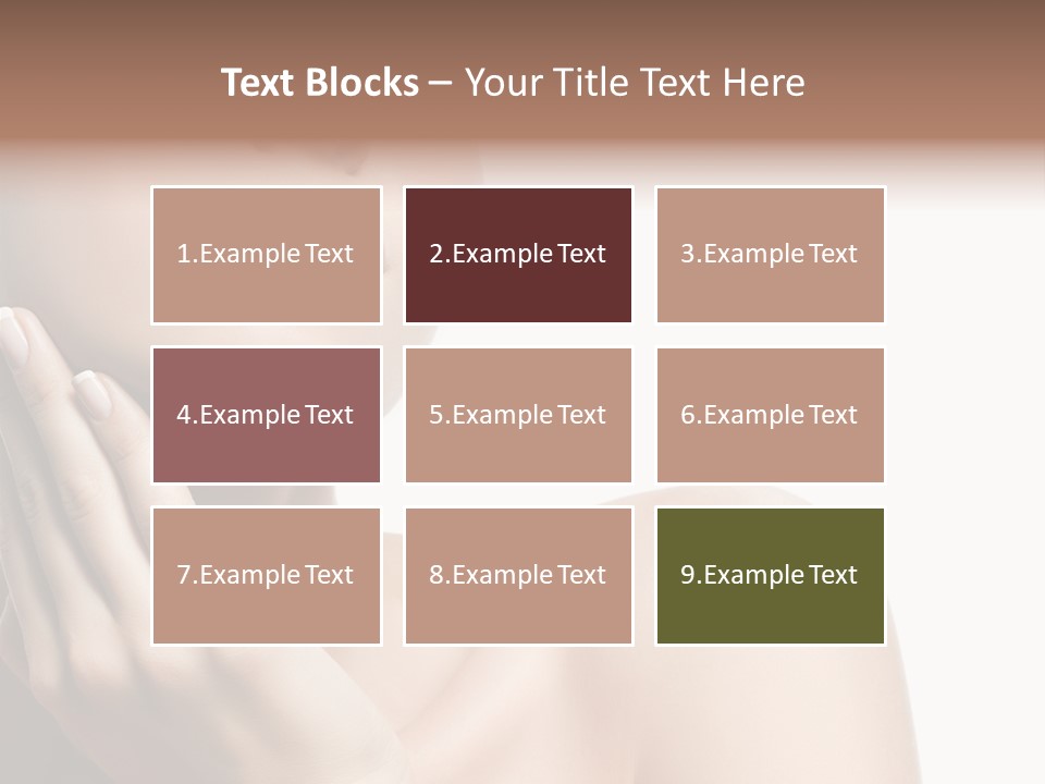 Shot Portrait Lady PowerPoint Template