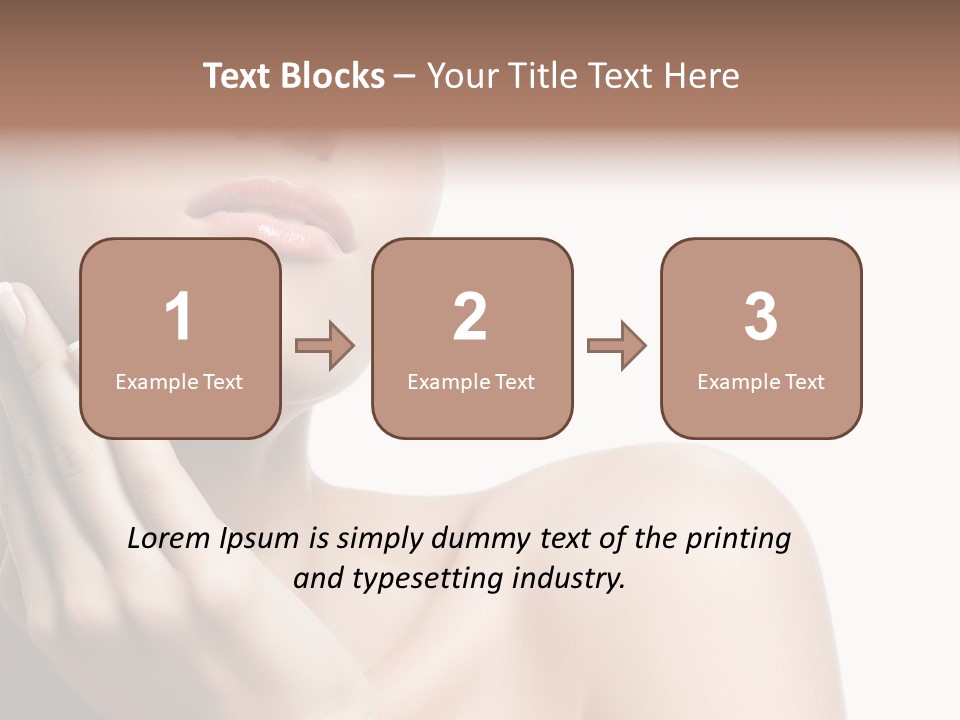 Shot Portrait Lady PowerPoint Template