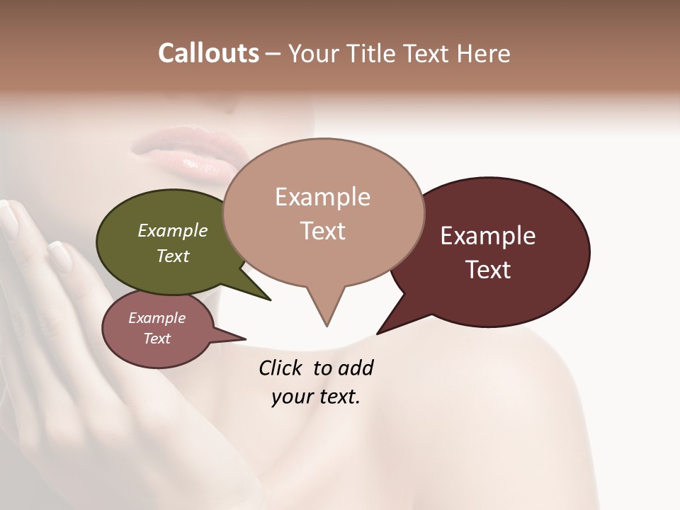 Shot Portrait Lady PowerPoint Template