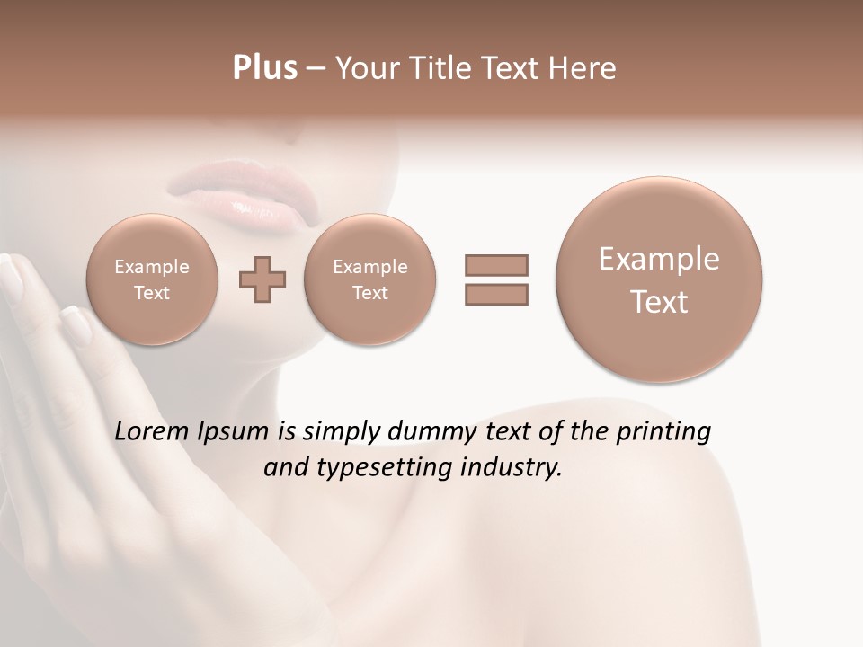 Shot Portrait Lady PowerPoint Template