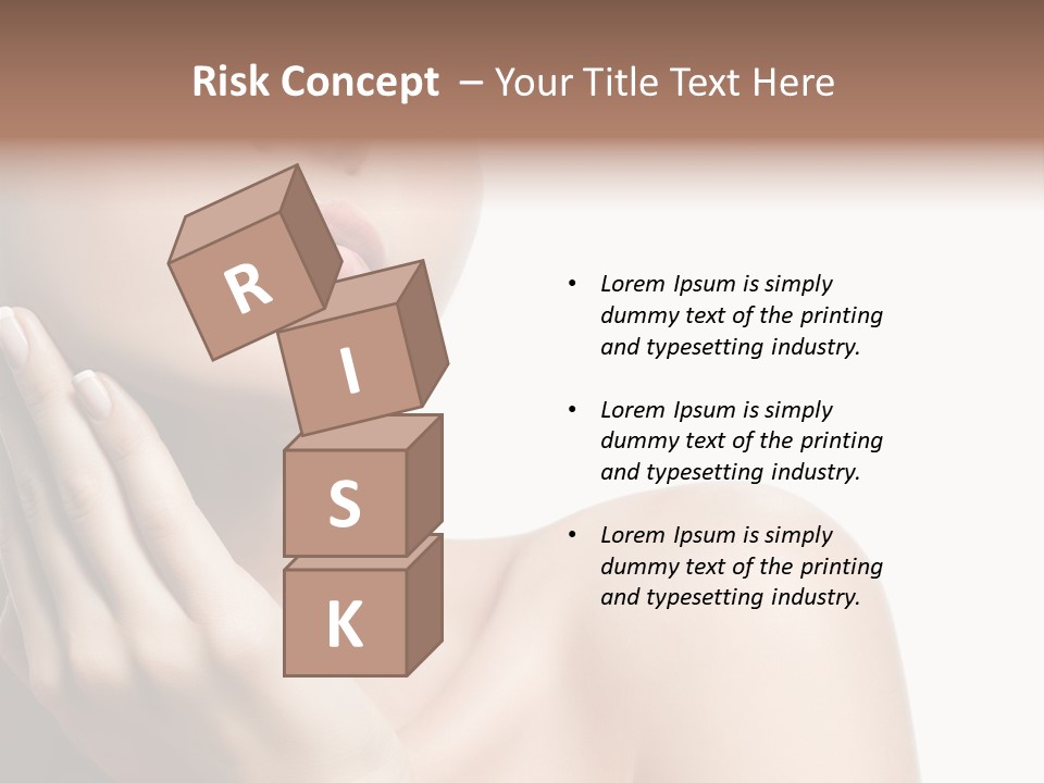 Shot Portrait Lady PowerPoint Template