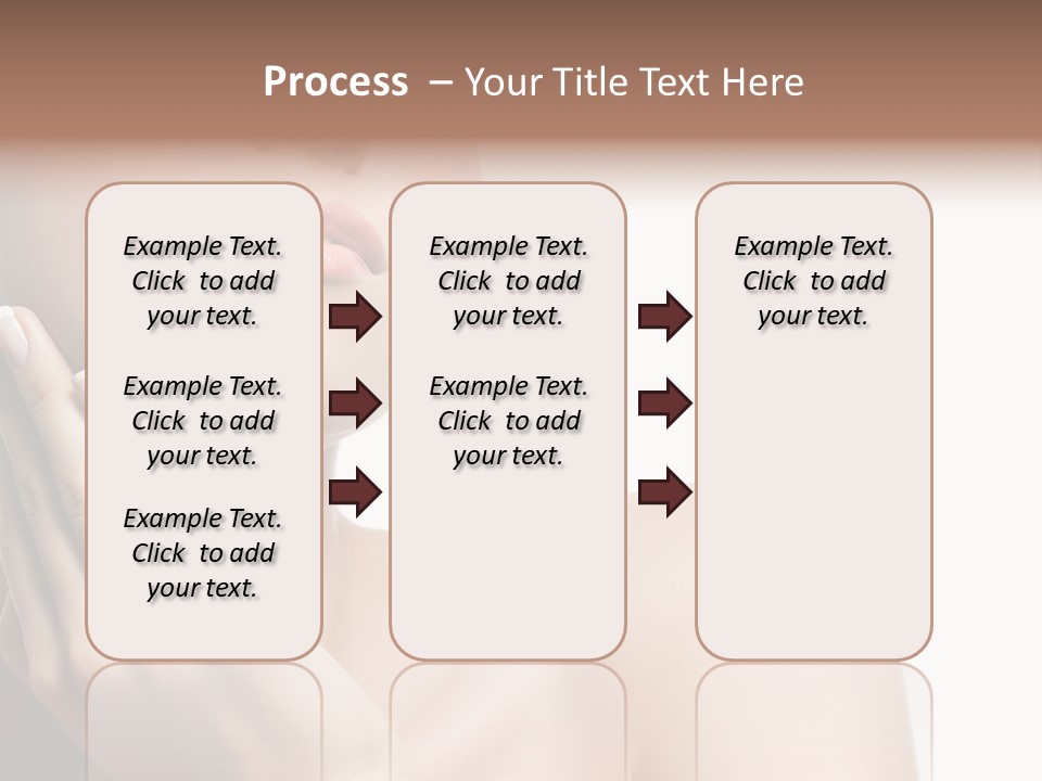 Shot Portrait Lady PowerPoint Template
