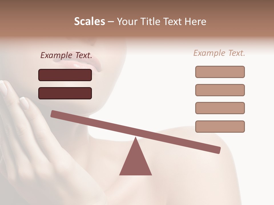 Shot Portrait Lady PowerPoint Template