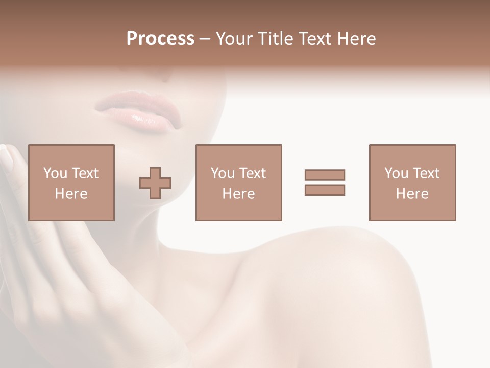 Shot Portrait Lady PowerPoint Template