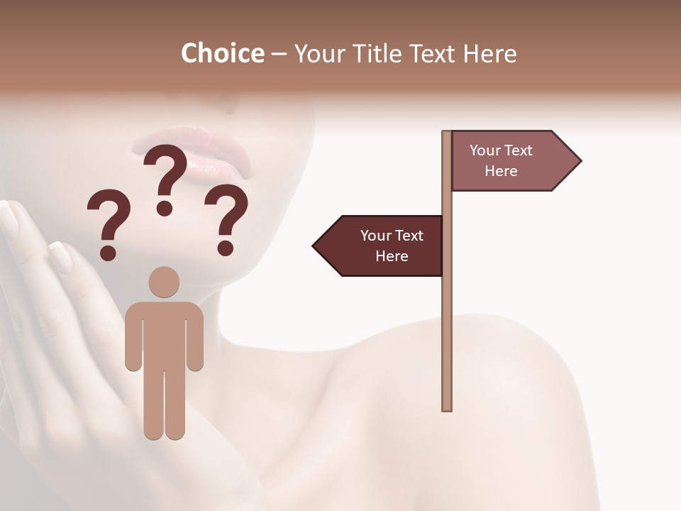 Shot Portrait Lady PowerPoint Template