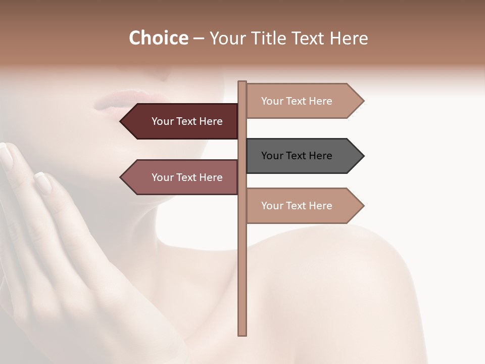 Shot Portrait Lady PowerPoint Template