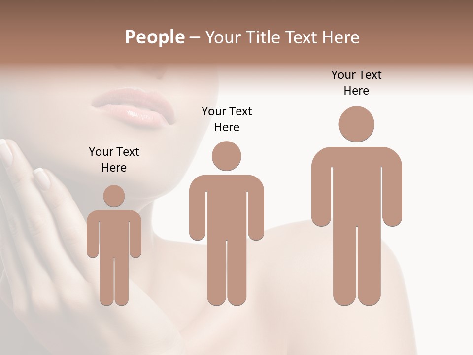 Shot Portrait Lady PowerPoint Template