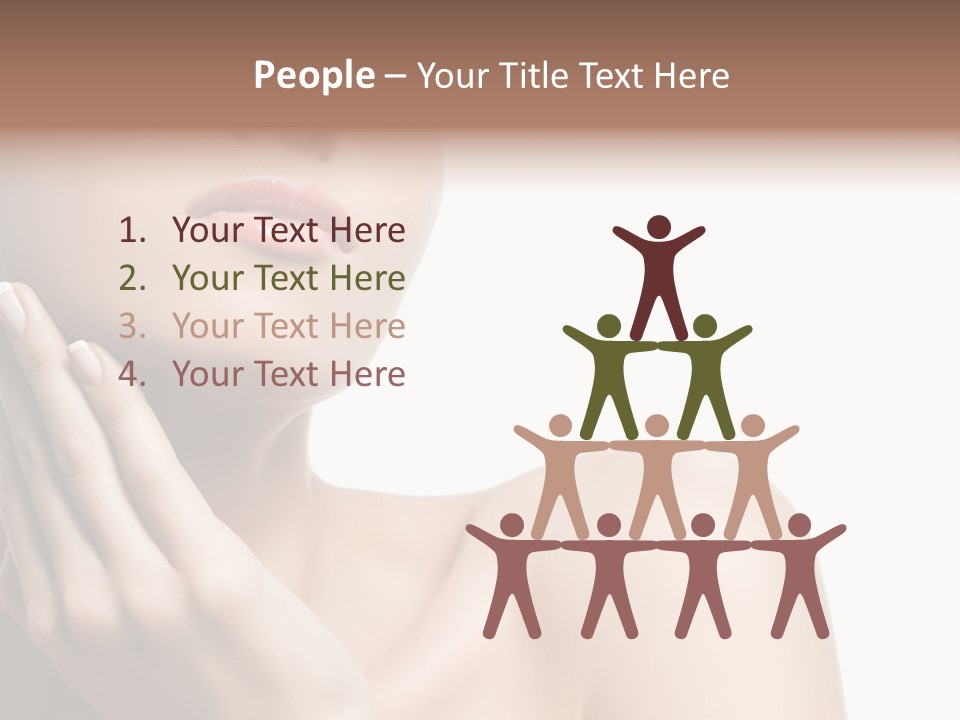 Shot Portrait Lady PowerPoint Template