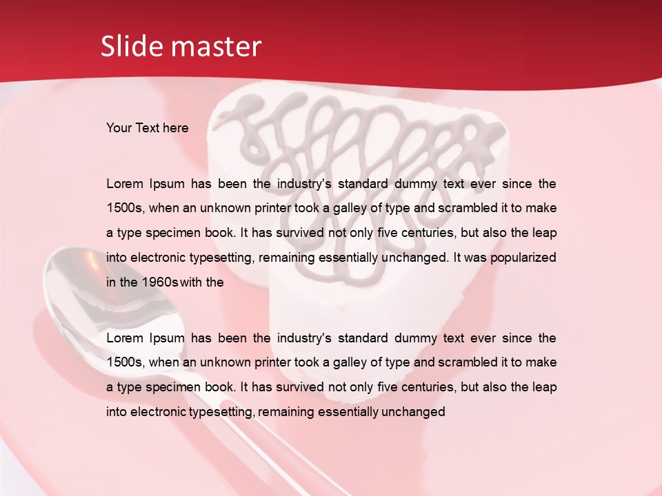 Flowers Tulip Souffle PowerPoint Template