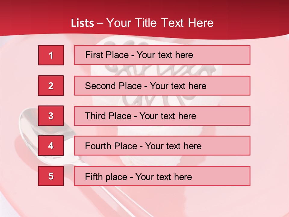 Flowers Tulip Souffle PowerPoint Template